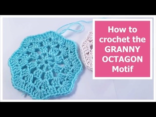 Crochet the Granny Octagon  Motif // SS#104