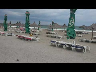 Eforie Sud - La pas / Litoralul marii negre / Romania / Plaja