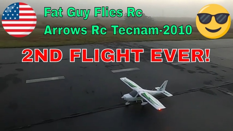 Very Foggy Morning flying my Arrows Rc Tecnam 2010 by Fat Guy Flies