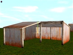 Farmshed Corner Corrugated