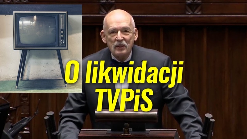 Janusz Korwin Mikke w Sejmie o likwidacji TVP.