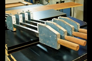 Homemade bar clamps
