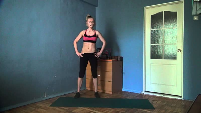 Потренировалась сама с собой