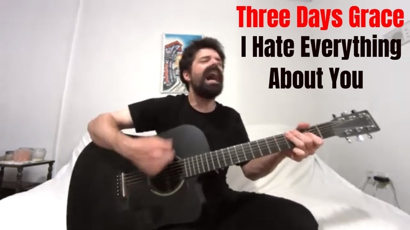 I Hate Everything About You Three Days Grace Acoustic Cover by Joel