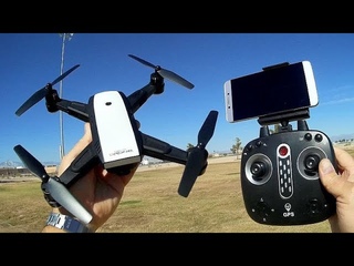 LH-X28WF Folding GPS Follow Me Drone Flight Test Review