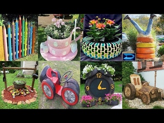 Garden Creative Ideas | Creative Gardening Ideas | Pebble Stone Craft Ideas | Tyre Craft Ideas