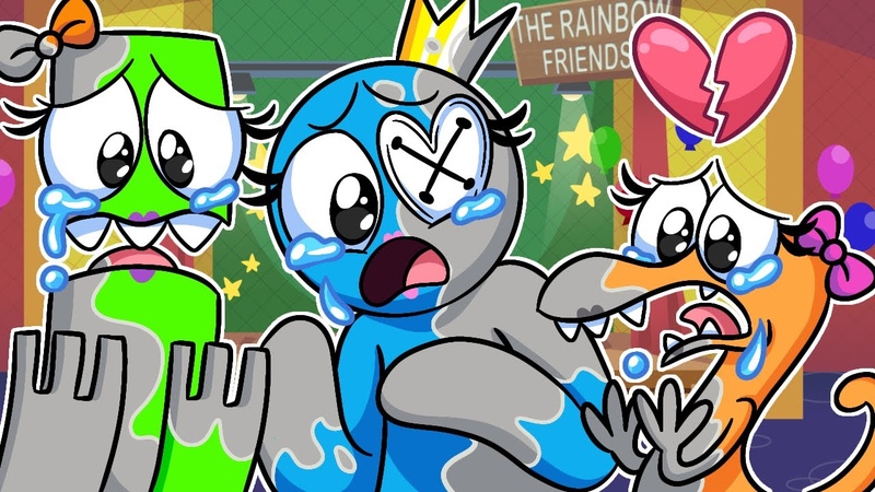 RAINBOW FRIENDS GIRLS, But the COLORS are MISSING Rainbow Friends