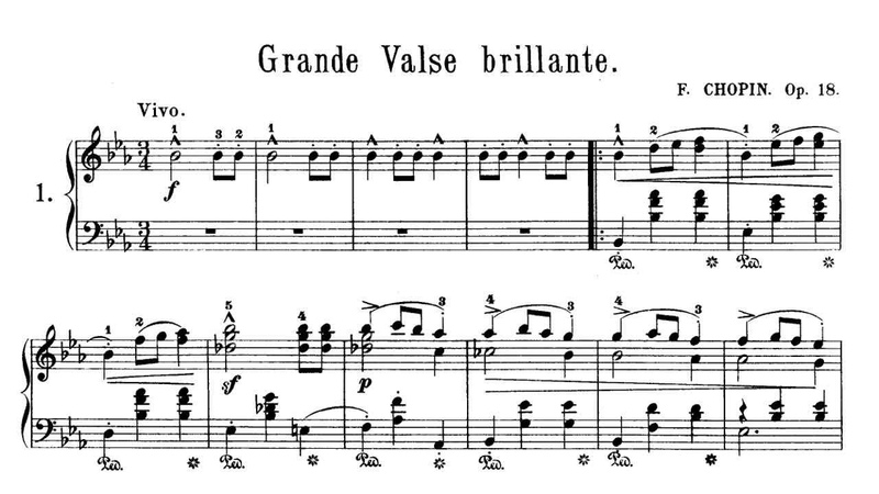 F. Chopin Waltz Op. 18 in E flat major Grande Valse