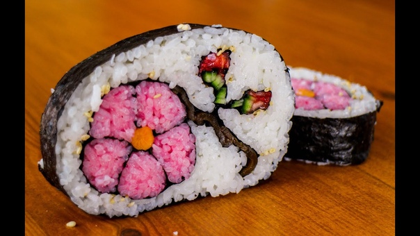 How to Make Flower Sushi Art Amazing Food