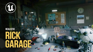 REALISTIC RICK GARAGE | UNREAL ENGINE 5