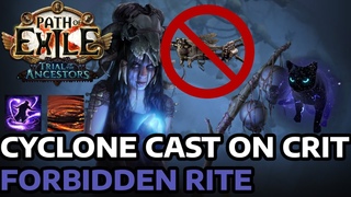 [] Path of Exile Occultist ci cyclone coc forbidden rite NO mageblood [Build Guide]