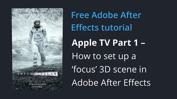 After Effects Tutorial: Apple TV ( Part