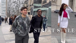 PARIS during the Fashion Week 2023 Street Style L'Avenue des Champs-lyses #pfw #vanityfair