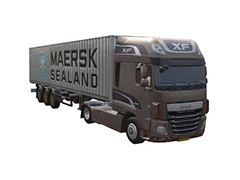 3DZ_DAF XF 2013 Truck (grey)