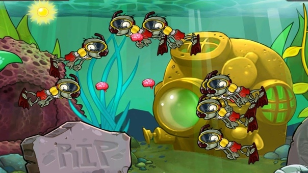 Plants vs. Zombies Mini Games Zombiquarium ( Mini Game Pack 1 Unlocked 50, 000 coins) (