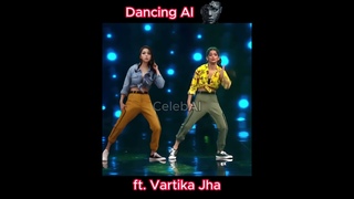 Shocking dance by AI! 😮😮 ft. Vartika Jha #ai #dance #bollywood #viral #fyp #india #trending
