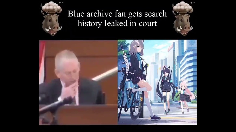 blue archive fan gets search history leaked in