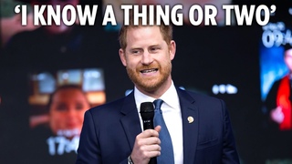 Prince Harry says he knows about getting into trouble during emotional speech on online safety
