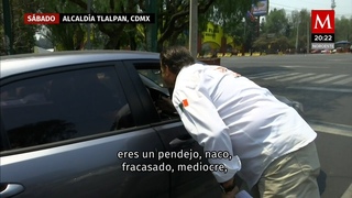 Fracasado: Alfredo Adame explota contra automovilistas a media entrevista lo critican en redes