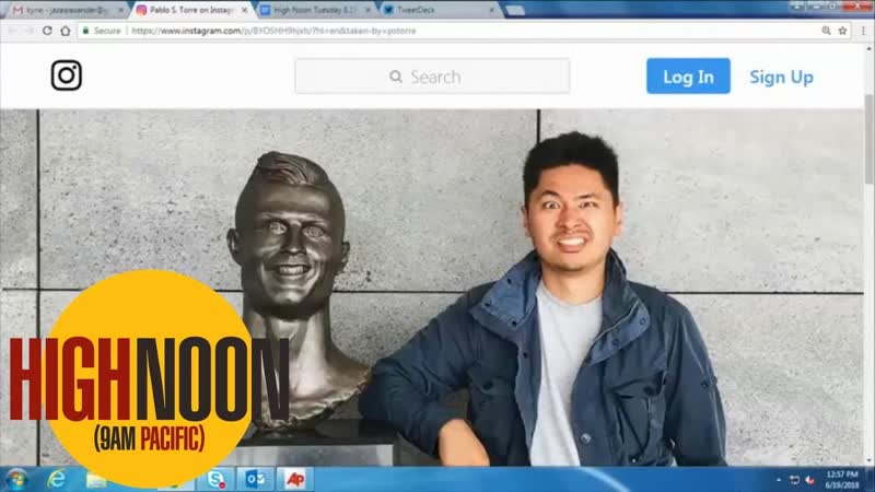 The viral Cristiano Ronaldo bust has been replaced, High Noon,