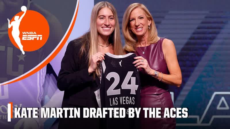 Iowas Kate Martin drafted by the Las Vegas Aces at pick No. 18, WNBA