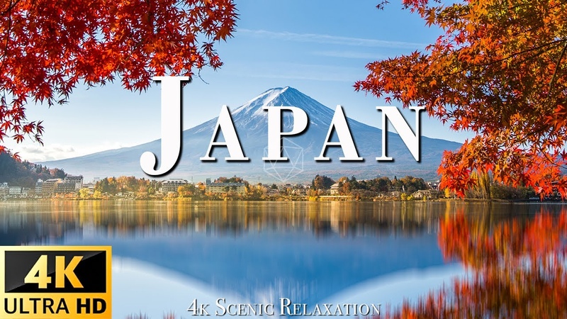 JAPAN 60 FPS 4 K Scenic Relaxation Film Inspiring Cinematic Music With Beautiful