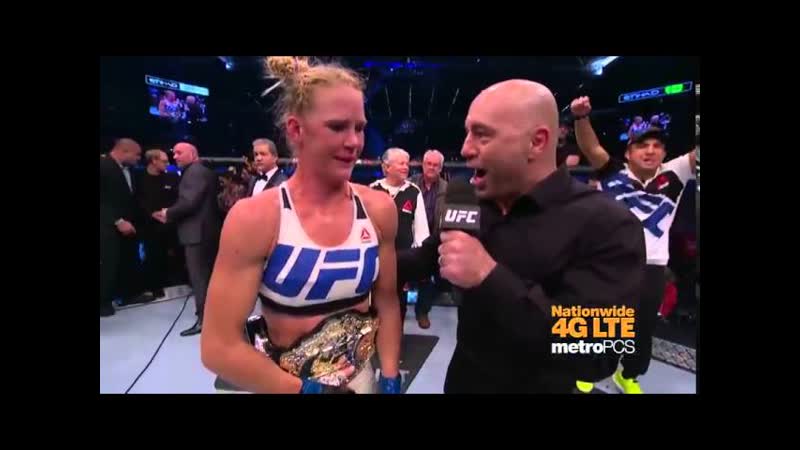 UFC 193: Holly Holm Octagon