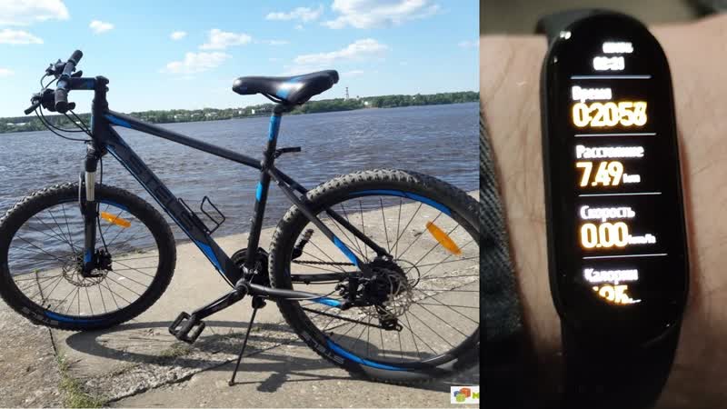 Тестирую велотрекер : Как включить велотрекер на Mi Band 6