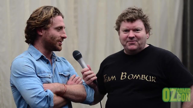 Stephen Hunter interviews Dean OGorman at Sydney Oz Comic Con