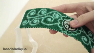 How to Finish Bead Embroidery That Has an Inserted Textile Piece