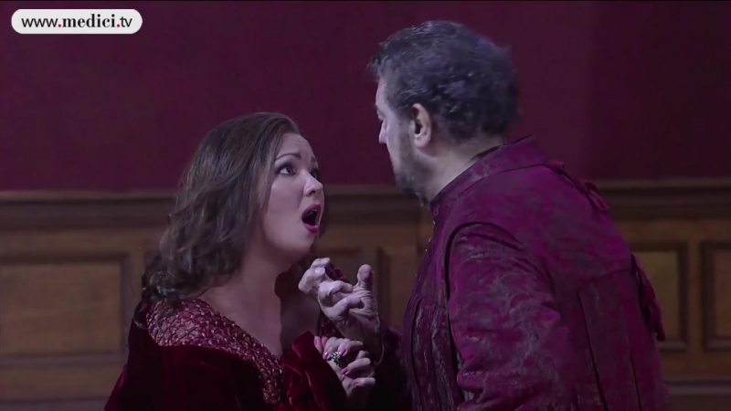 Anna Netrebko and Plácido Domingo Verdi, Il Trovatore, duet Leonora Count