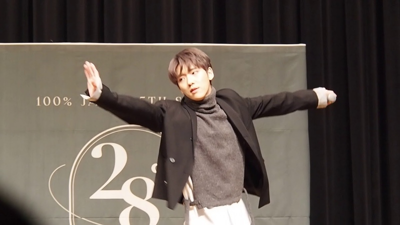 FANCAM 181214 100 (백퍼센트) Grand Bleu ( Jonghwan Focus) Tokyo Sesion