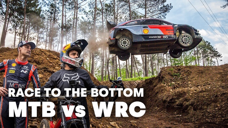 Mountain Biker Races WRC Driver I Andreu Lacondeguy vs Dani