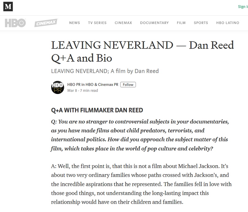 Как связаны Leaving Neverland и Kew Media Distribution (KMD)?, изображение №14