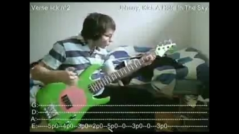RHCP Johnny, Kick A Hole In The Sky Bass Cover with