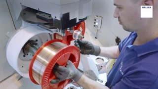 HELLER CBC 200: CylinderBoreCoating of an I4 Cylinder Block