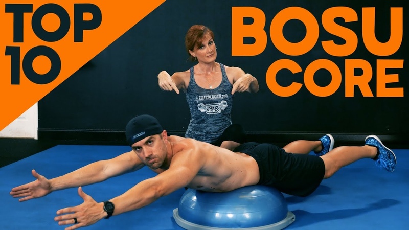 The BEST BOSU BALL Core Exercises for STRONG, Shredded