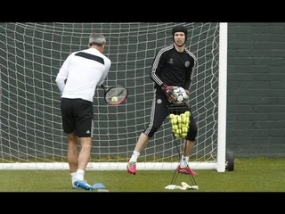 Goalkeeper training - Petr Cech training