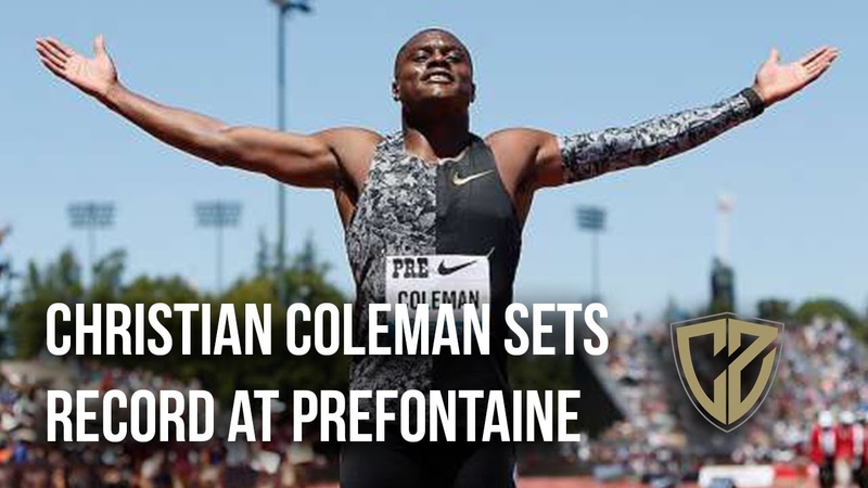 Christian Coleman Sets Record at Prefontaine
