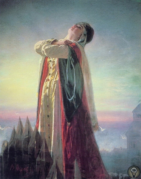Ярославна, которая плачет Это самая известная княгиня в древнерусской истории, за исключением разве что княгини Ольги. При этом знаем мы о ней крайне мало. Знаменитый плач В начале XIX века