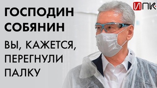 Господин Собянин, вы, кажется, немного перегнули палку