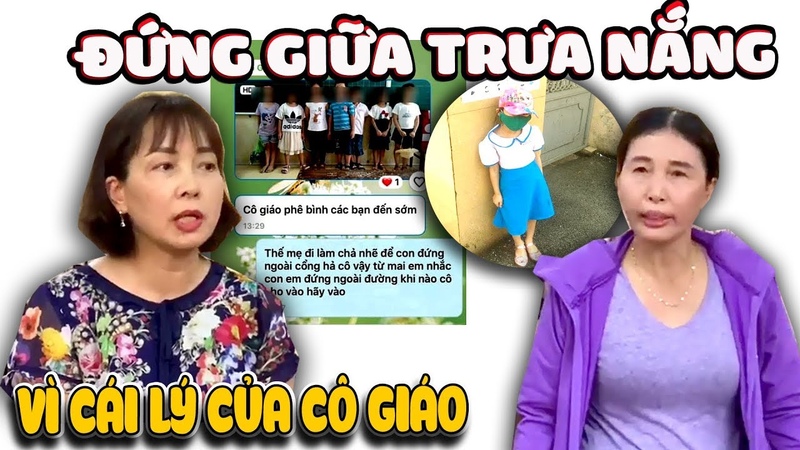 Đứng giữa trưa nắng vì cái lý của cô giáo, Văn