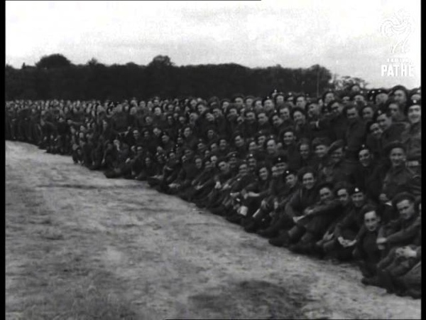 Montgomery Inspects Troops