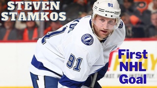 Steven Stamkos #91 (Tampa Bay Lightning) first NHL goal 30/10/2008 (Classic NHL)
