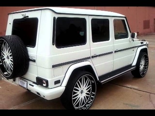 RIMSTARZ KUSTOMZ G550 (G-Wagon) on Asanti's!!
