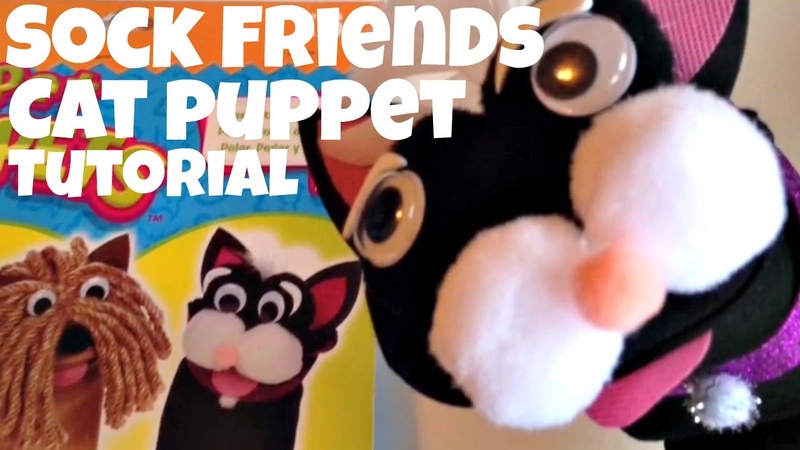 Sock Friends Puppet Kit: Cat Puppet
