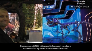 Стрим: Прогулка по ВДНХ с Олегом Зубковым 5 ноября, второй павильон выставки Россия. Впечатления
