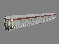 PRR LW Budd PS442 Sleeper Fluted Congrssional