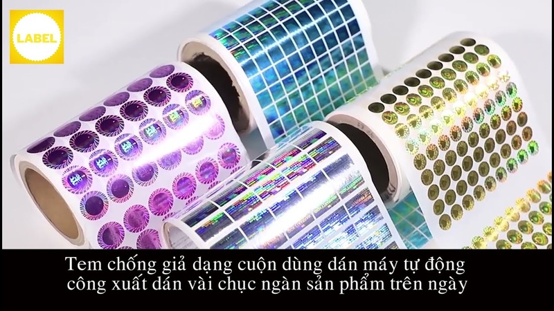 3 Lưu ý in tem cuộn Hologram chống hàng giả và qui cách in tem cuộn bạn nên