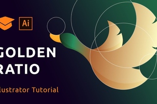 How to design a logo using golden ratio | Adobe Illustrator Tutorial